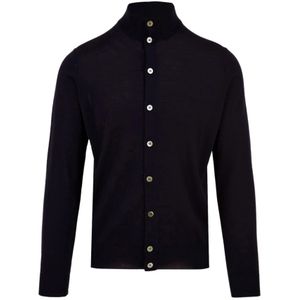 Filippo De Laurentiis, Heren, Truien, Blauw, Maat: L Wol,