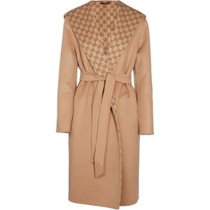 Gucci, Dames, Mantels, Bruin, Maat: XS Wol,