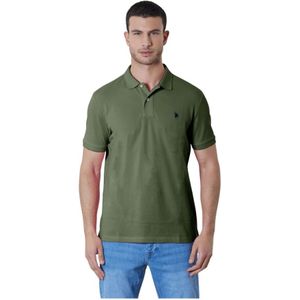 U.s. Polo Assn., Heren, Tops, Groen, Maat: S Katoen,