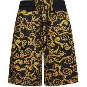 Versace Jeans Couture, Heren, Korte broeken, Zwart, Maat: L