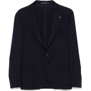 Tagliatore, Heren, Jassen, Blauw, Maat: 3XL Wol,