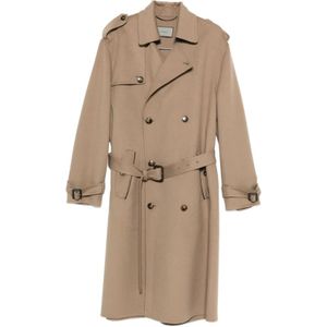 Canali, Heren, Mantels, Beige, Maat: L