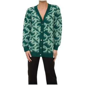 Pinko, Dames, Truien, Groen, Maat: S Wol,