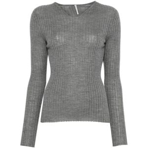 Liviana Conti, Dames, Truien, Grijs, Maat: S