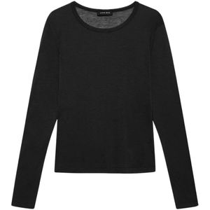 Anine Bing, Dames, Tops, Zwart, Maat: S