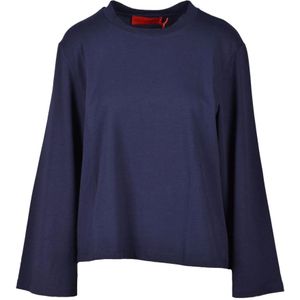 Wild Cashmere, Dames, Tops, Blauw, Maat: XS Katoen,