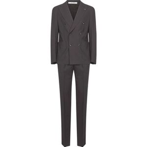 Tagliatore, Heren, Pakken, Bruin, Maat: L Wol,