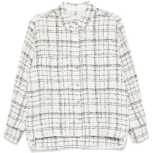 Iro, Dames, Blouses & Shirts, Beige, Maat: M Tweed,