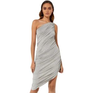 Norma Kamali, Dames, Jurken, Grijs, Maat: L Jersey,