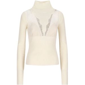 Blumarine, Dames, Truien, Wit, Maat: XS