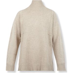 Max Mara, Dames, Truien, Beige, Maat: M Kasjmier,