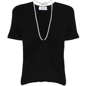 Blugirl, Dames, Truien, Zwart, Maat: S