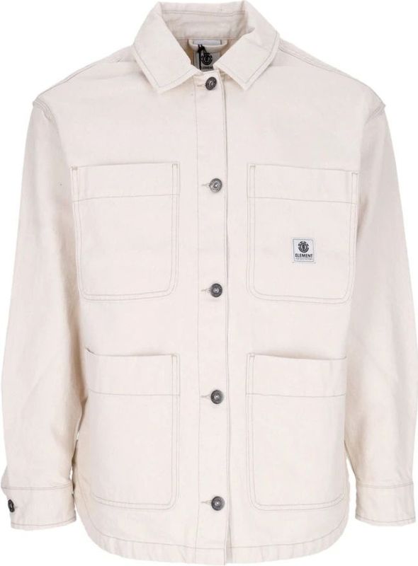 Element - Natuurlijke Katoenen Chore Jas - Beige - Dames