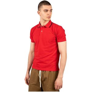 Geox - Polo - Katoen - Blauw - Eenvoudig Ontwerp