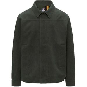 K-Way, Heren, Jassen, Groen, Maat: M Corduroy,