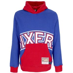 Mitchell & Ness, Heren, Sweatshirts & Hoodies, Blauw, Maat: L Katoen,
