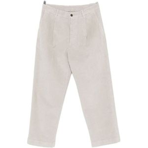 Nine In The Morning, Heren, Broeken, Wit, Maat: W33 Corduroy,