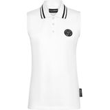 Plein Sport, Dames, Tops, Wit, Maat: XS Katoen,
