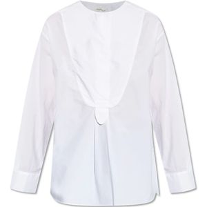 By Malene Birger, Dames, Blouses & Shirts, Wit, Maat: L Katoen,