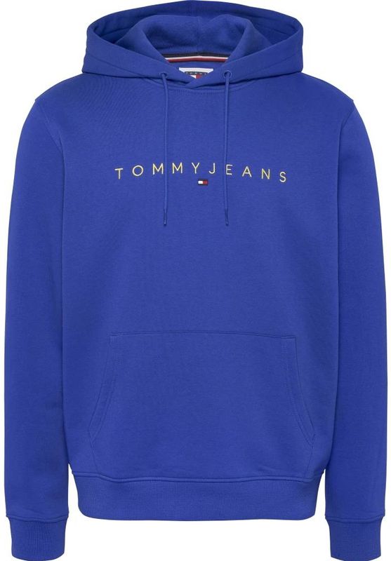 Tommy Jeans - Reg Linear Gold - Hoodie - Katoen