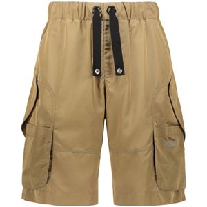 Versace, Heren, Korte broeken, Beige, Maat: S Katoen,