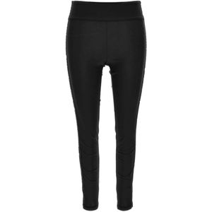 Versace Jeans Couture, Dames, Broeken, Zwart, Maat: 3XS