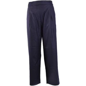 Laneus, Heren, Broeken, Blauw, Maat: M Wol,