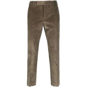 PT Torino, Heren, Broeken, Groen, Maat: 2XL Velours,