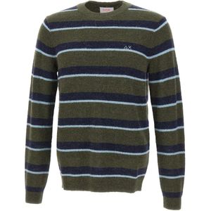 Sun68, Heren, Truien, Veelkleurig, Maat: M Wol,