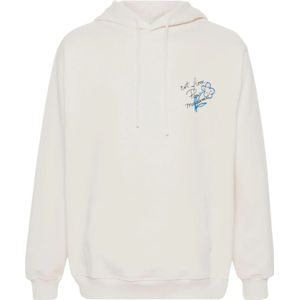 Drole de Monsieur, Heren, Sweatshirts & Hoodies, Wit, Maat: XL Katoen,