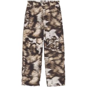 Carhartt Wip, Dames, Broeken, Veelkleurig, Maat: XS Katoen,