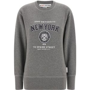 A.p.c., Dames, Sweatshirts & Hoodies, Grijs, Maat: L Katoen,