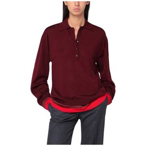 Stella McCartney, Dames, Tops, Rood, Maat: M