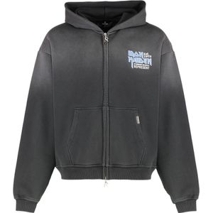 Represent, Heren, Sweatshirts & Hoodies, Zwart, Maat: L Katoen,