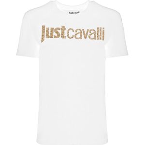 Just Cavalli, Dames, Tops, Wit, Maat: XS Katoen,