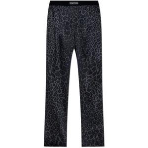 Tom Ford, Heren, Nachtkleding & Lounge, Grijs, Maat: M Zijde,