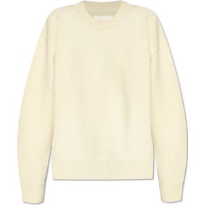 Jil Sander, Dames, Truien, Beige, Maat: S Wol,