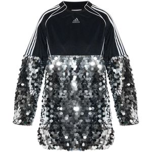 Adidas Originals, Dames, Jurken, Grijs, Maat: 2XS