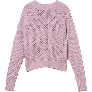 Twinset, Dames, Truien, Paars, Maat: XS Wol,