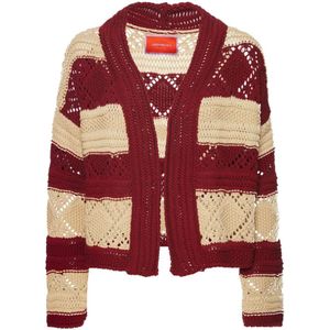 La DoubleJ, Dames, Truien, Beige, Maat: L Katoen,