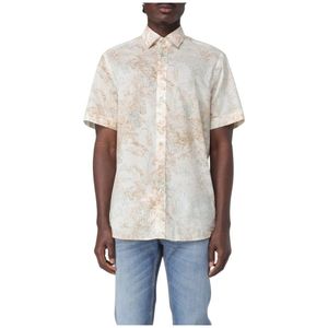 Etro, Heren, Overhemden, Veelkleurig, Maat: XL Linnen,