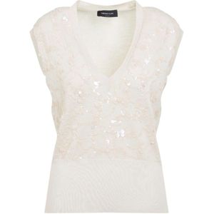 Fabiana Filippi, Dames, Truien, Beige, Maat: M