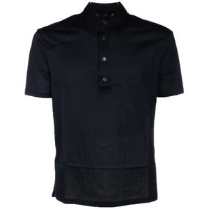 Hosio, Heren, Tops, Zwart, Maat: S Katoen,