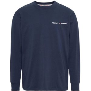 Tommy Hilfiger, Heren, Tops, Blauw, Maat: XL Katoen,