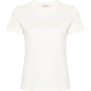 Moncler, Dames, Tops, Wit, Maat: XS