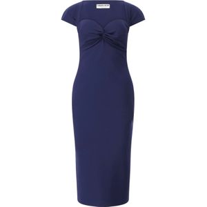 Chiara Boni, Dames, Jurken, Blauw, Maat: XS Leer,