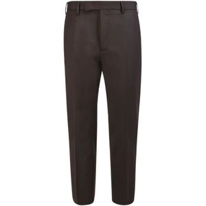 PT Torino, Heren, Broeken, Bruin, Maat: M Wol,