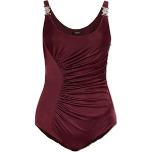 Versace, Dames, Tops, Rood, Maat: XS Satijn,