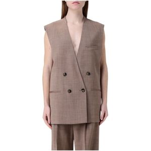 Philosophy di Lorenzo Serafini, Dames, Jassen, Beige, Maat: XS Wol,