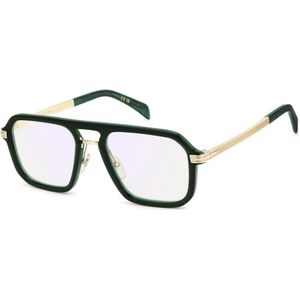 Eyewear by David Beckham, Heren, Accessoires, Geel, Maat: 54 MM